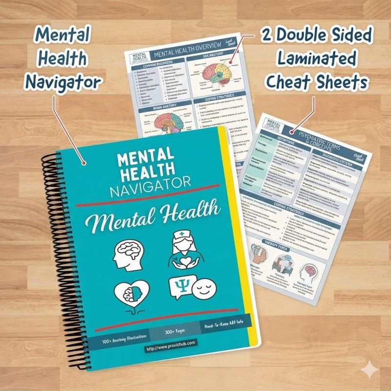 The Mental Health Nursing Navigator: A Complete Study Guide 101